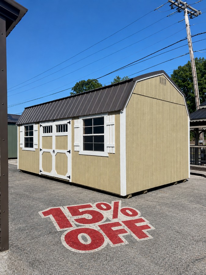 #5 Side Lofted Barn - 12 X 20 - Special Price ($6,566.25 or as low as $223.34 / Month)